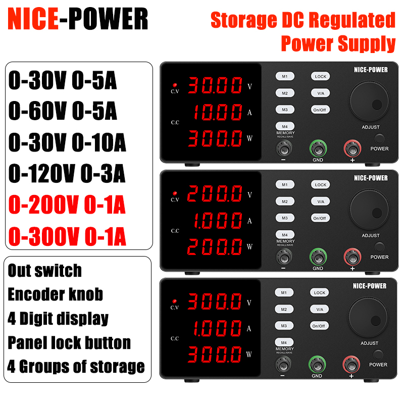 Switching Dc Power Supply 300V 1A - NICE-POWER 200V/300V 1A DC Power Supply