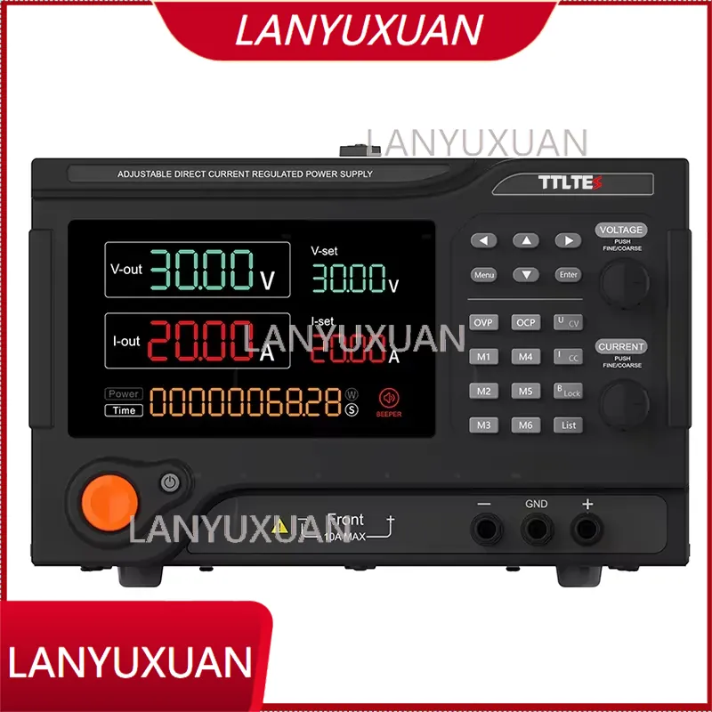 Programmable Dc Power Supply 60V 10A - TTLTES Adjustable 60V DC Programmable Switching