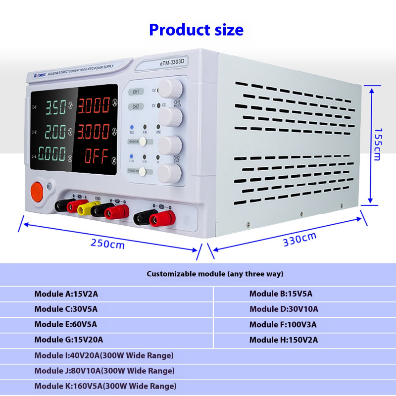 Desktop Linear Power Supply 4- - Linear Dc Power Supply Triple Output 评论和价格