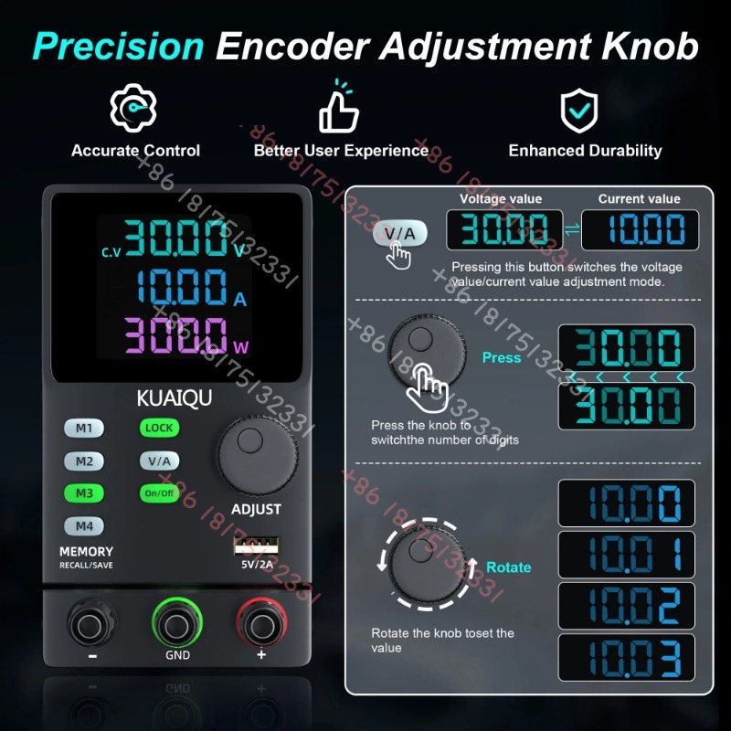 KUAIQU 300V 1A Adjustable DC P - Switching Dc Power Supply 300V 1A 评论和价格