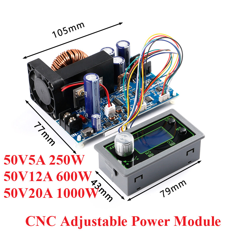 WZ5020L DC 50V5A 250W 50V12A 6 - Step Down Dc Power Supply Module 1000W 评论和价格
