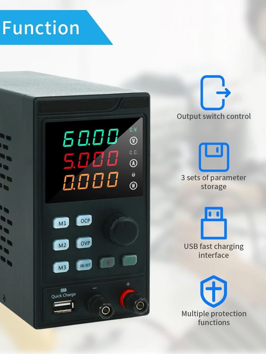 MYAMI 30V 32V 10A with USB/RS4 - Programmable Dc Power Supply 60V 10A 评论和价格