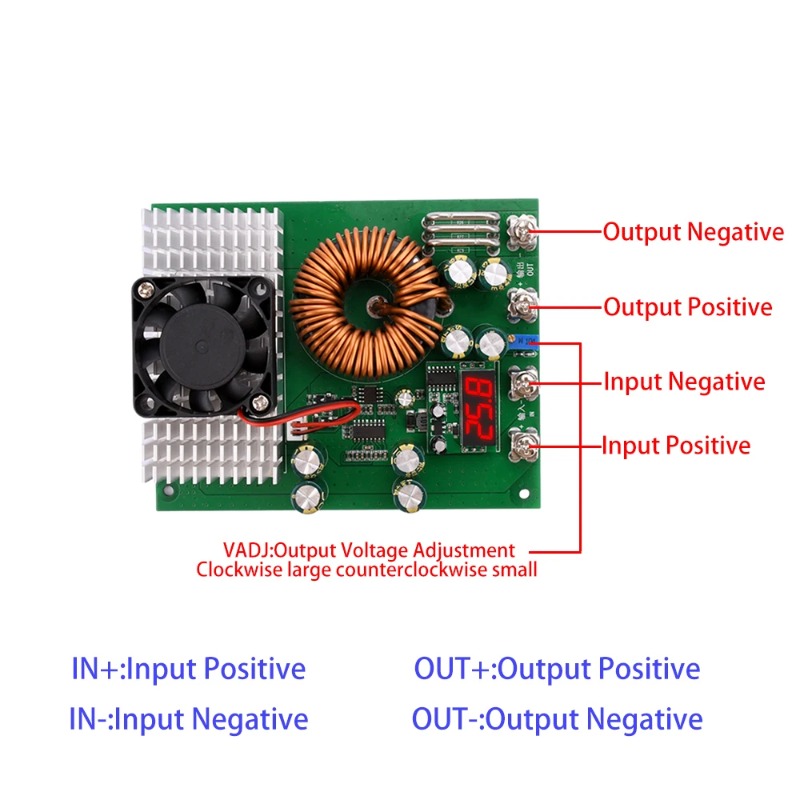 1000W 50A DC-DC Buck Converter - Step Down Dc Power Supply Module 1000W 评论和价格